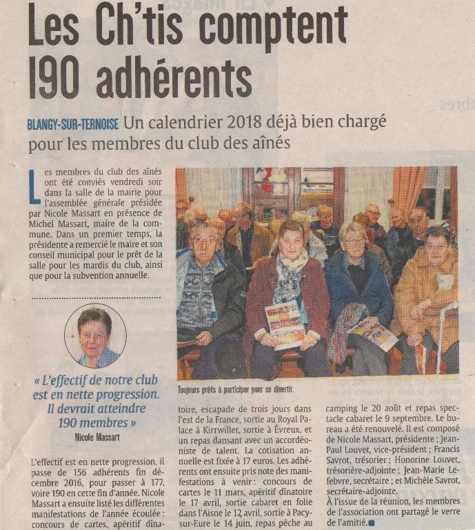 Assemblée Générale du 15/12/2017