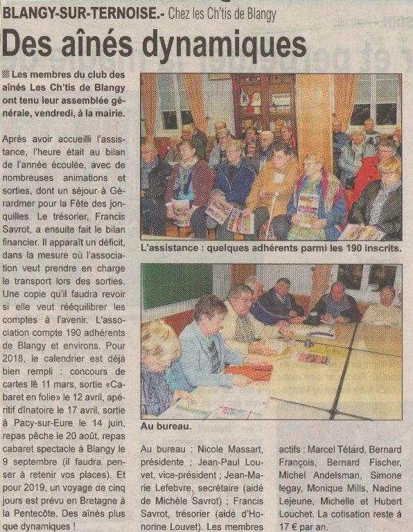 Assemblée Générale du 15/12/2017