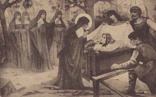 Tableau de Sainte-Berthe et de Sainte-Emme