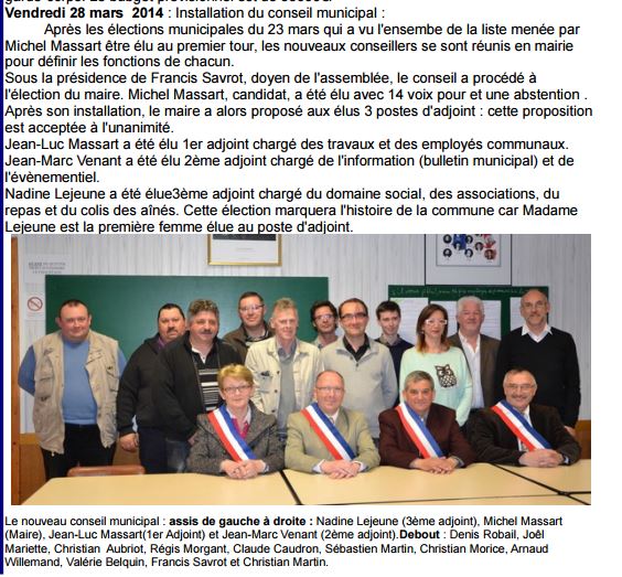 Conseil Municipal 2014
